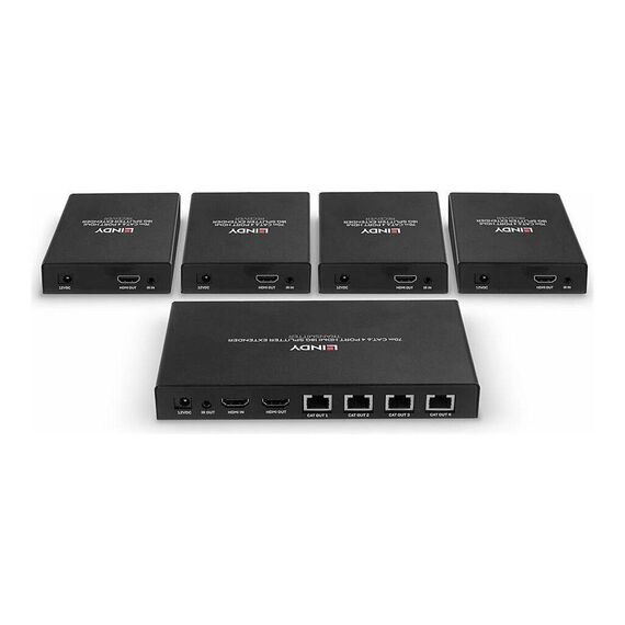 LINDY - Video/audio/infrared extender - over CAT 6 - 4 po | 38262