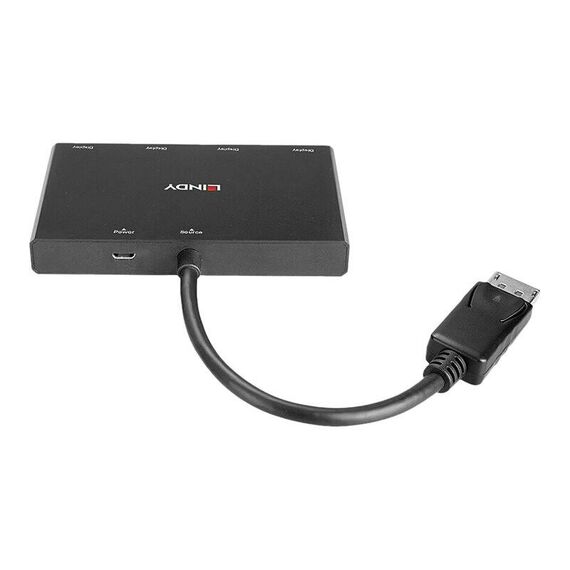 Lindy - Video/audio splitter - 4 x DisplayPort - desktop | 38431
