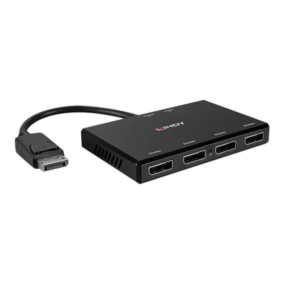 Lindy - Video/audio splitter - 4 x DisplayPort - desktop | 38431