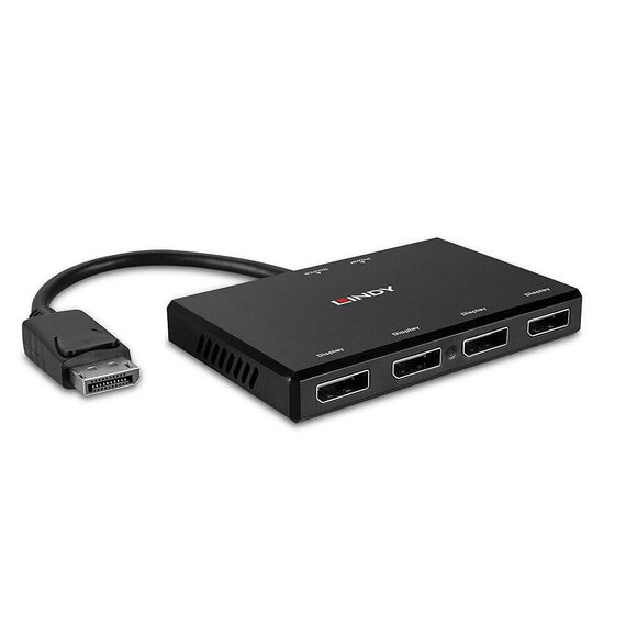 Lindy - Video/audio splitter - 4 x DisplayPort - desktop | 38431