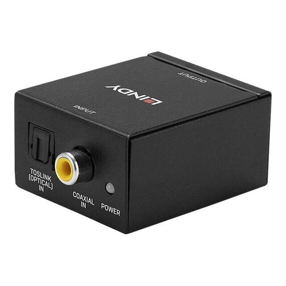 Lindy - Digital to analogue audio converter - black | 70368