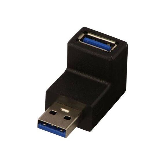 Lindy USB 3.0 90 Degree Up Type A Male to Female Right An | 71261