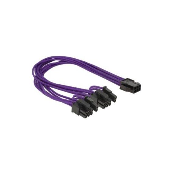 DeLOCK - Power adapter - 8 pin PCIe power (6+2) (M) to 6  | 83704