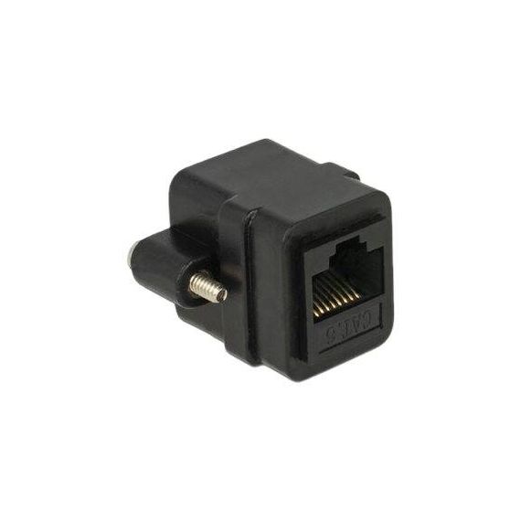 DeLOCK Panel-Mount - Network coupler - RJ-45 (F) to RJ-45 | 85124