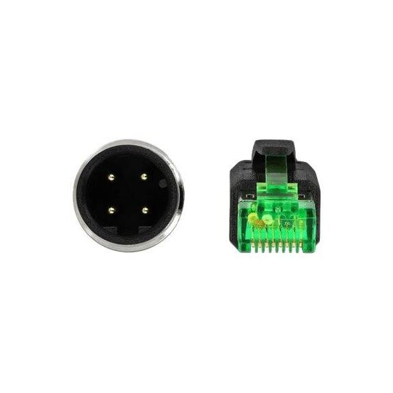 DeLOCK - Network cable - 4 pin M12 (M) to RJ-45 (M) - 2 m | 85438