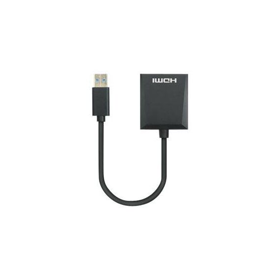 Manhattan USB-A to HDMI Cable, 1080p@60Hz, Converts USB  | 153690