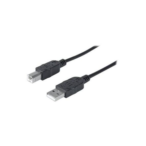 Manhattan USB-A to USB-B Cable, 3m, Male to Male, 480 Mb | 333382