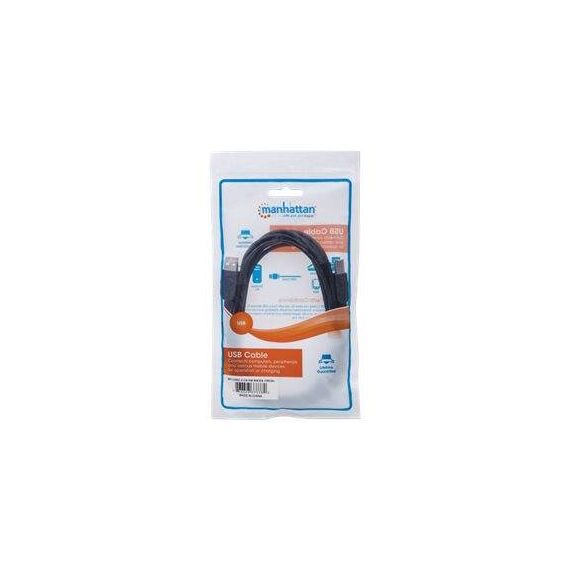 Manhattan USB-A to USB-B Cable, 3m, Male to Male, 480 Mb | 333382