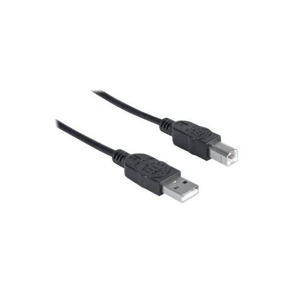 Manhattan USB-A to USB-B Cable, 3m, Male to Male, 480 Mb | 333382