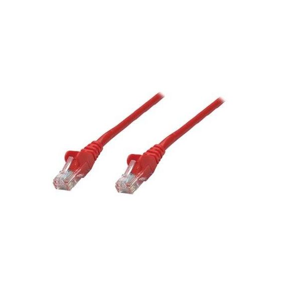 Intellinet Network Patch Cable, Cat6A, 0.25m, Red, Coppe | 737029