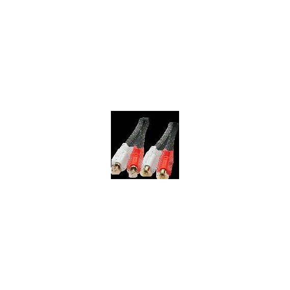 Lindy Premium - Audio extension cable - RCA x 2 (M) to RC | 35673