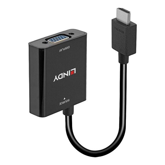 Lindy - Video converter - HDMI - VGA - black | 38291