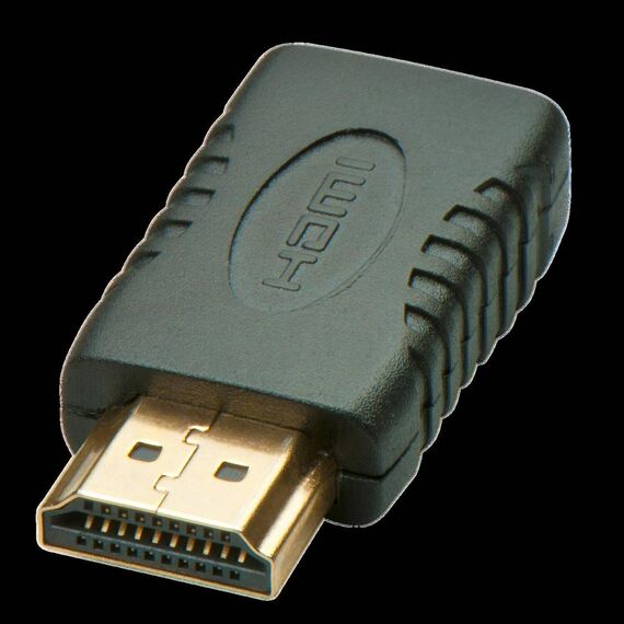 Lindy - HDMI adapter - mini HDMI (F) to HDMI (M) - black | 41208