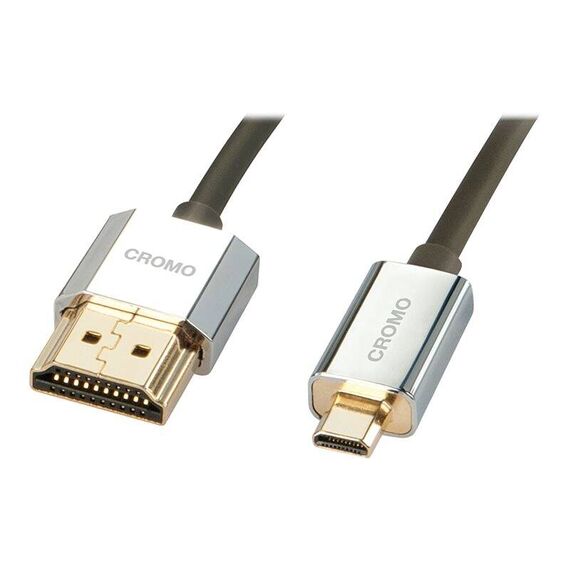 Lindy CROMO Slim High Speed HDMI to micro HDMI Cable with | 41682