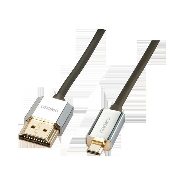 Lindy CROMO Slim High Speed HDMI to micro HDMI Cable with | 41682