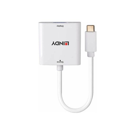 Lindy - Adapter - 24 pin USB-C (M) to HD-15 (VGA) (M) scr | 43355