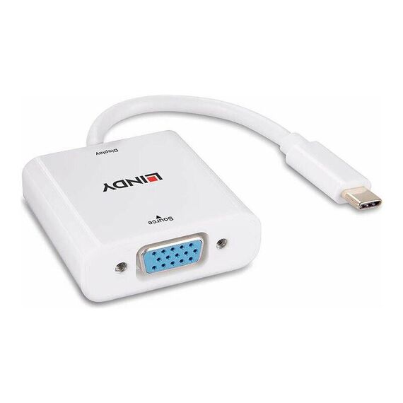 Lindy - Adapter - 24 pin USB-C (M) to HD-15 (VGA) (M) scr | 43355