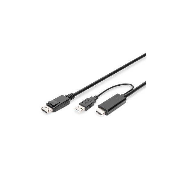 DIGITUS - Adapter cable - DisplayPort male to H | AK-330111-020-S