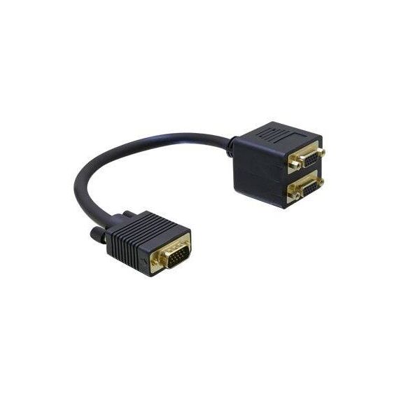 DeLOCK - VGA adapter - HD-15 (VGA) (M) to HD-15 (VGA) (F) | 65060