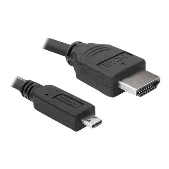 Delock - HDMI cable with Ethernet - HDMI male to micro HD | 82664