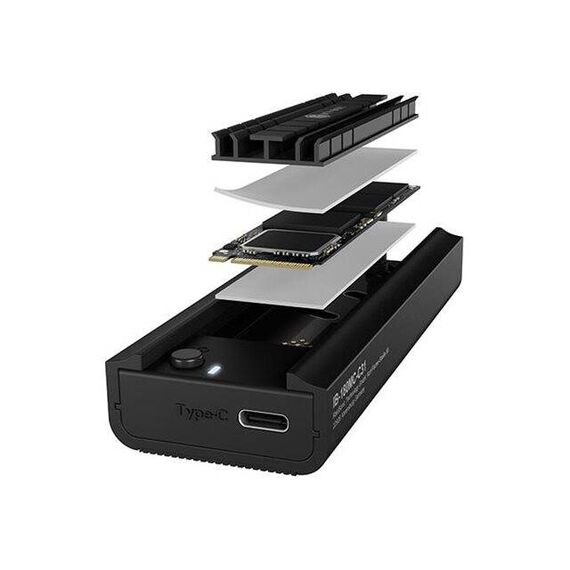 ICY BOX IB-180MC-C31 - Storage enclosure - M.2 - SATA 6Gb/s / PCI