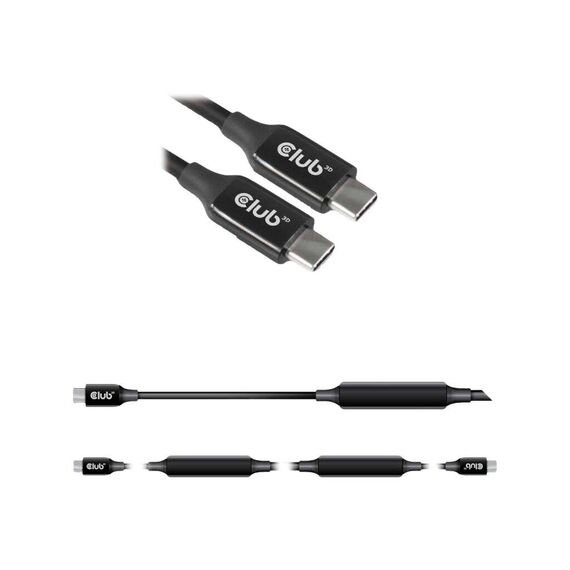 Club 3D CAC-1535 - USB cable - 24 pin USB-C (M) to 24 pin USB-C (