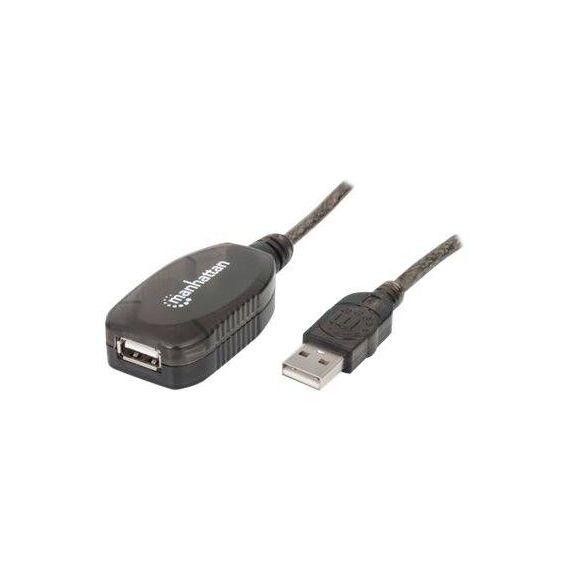 Manhattan USB-A to USB-A Extension Cable, 20m, Male to F | 150958