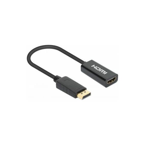 Manhattan DisplayPort 1.2 to HDMI Active Adapter, 4K@60H | 153713