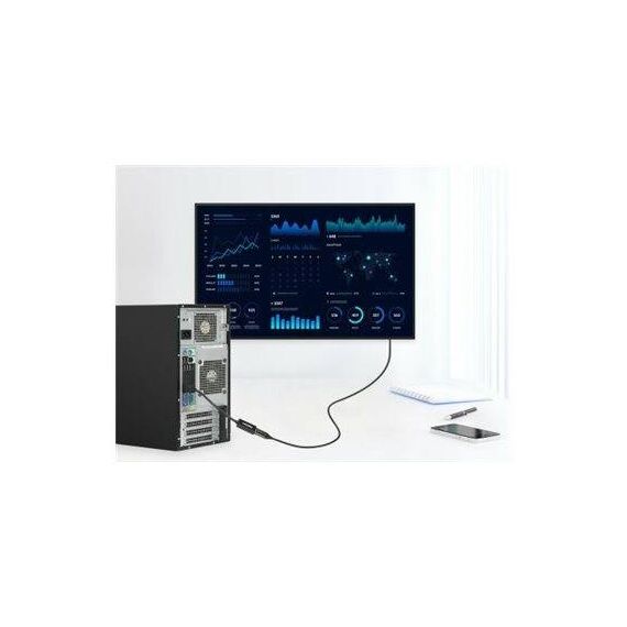 Manhattan DisplayPort 1.2 to HDMI Active Adapter, 4K@60H | 153713