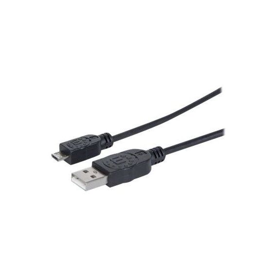Manhattan USB-A to Micro-USB Cable, 1.8m, Male to Male,  | 307178