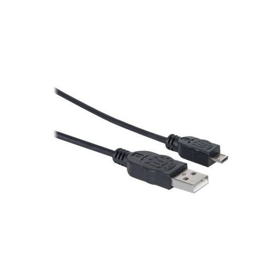 Manhattan USB-A to Micro-USB Cable, 1.8m, Male to Male,  | 307178