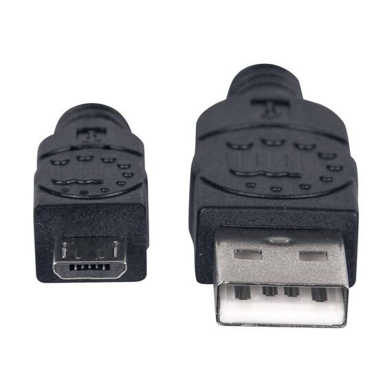 Manhattan USB-A to Micro-USB Cable, 1.8m, Male to Male,  | 307178