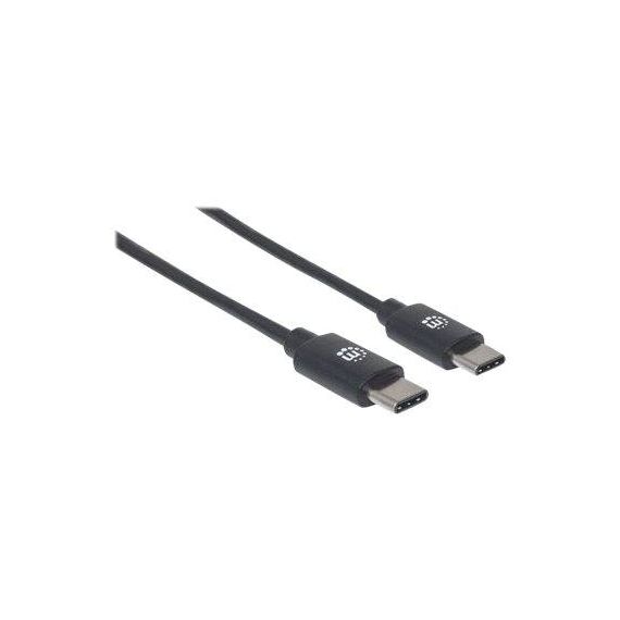 Manhattan USB-C to USB-C Cable, 50cm, Male to Male, Blac | 354868