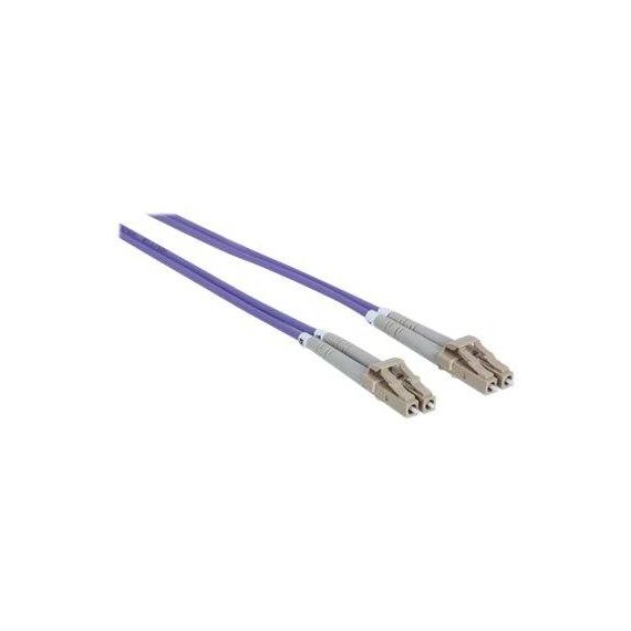 Intellinet Fibre Optic Patch Cable, OM4, LC/LC, 3m, Viol | 751162