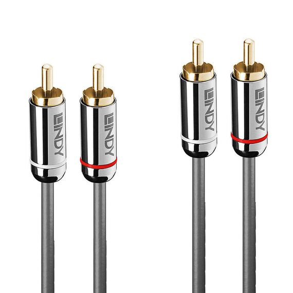 Lindy Cromo Line - Audio cable - RCA male to RCA male - 2 | 35346