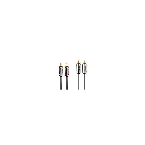 Lindy Cromo Line - Audio cable - RCA male to RCA male - 2 | 35346