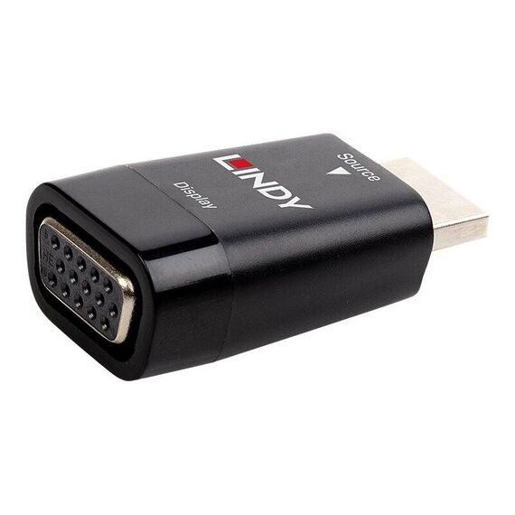 Lindy - Video / audio adaptor - HD-15 (VGA) (F) to HDMI ( | 38194