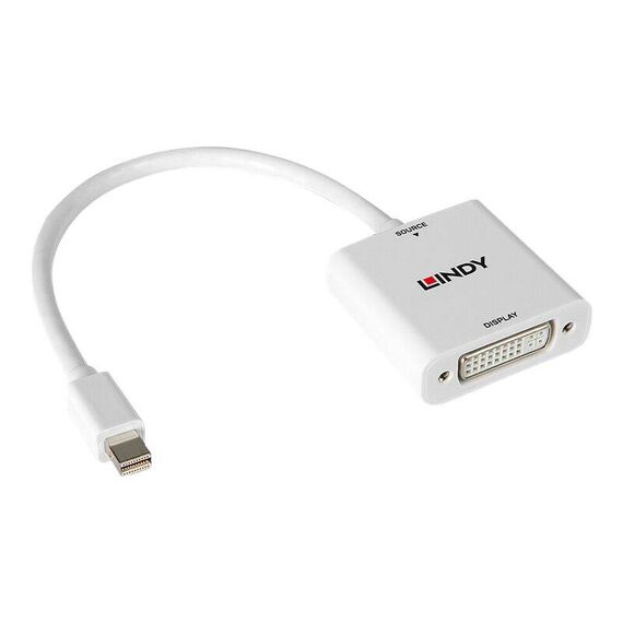 Lindy - Adapter - Mini DisplayPort (M) to DVI (F) - Displ | 38318
