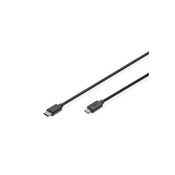 DIGITUS - USB cable - USB-C (M) to Micro-USB Ty | DB-300137-018-S