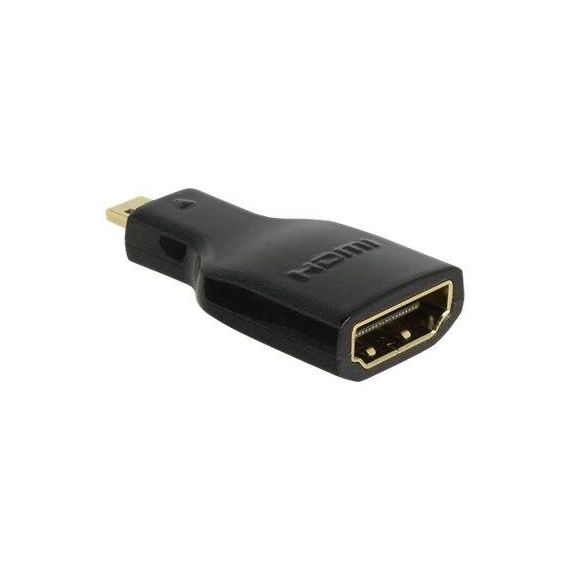 DeLOCK - HDMI adapter - micro HDMI (M) to HDMI (F) - blac | 65664