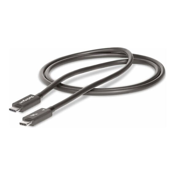 StarTech.com 3ft (1m) Thunderbolt 4 Cable, 40Gbps, 10 | TBLT4MM1M