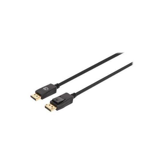Manhattan DisplayPort 1.4 Cable, 8K@60hz, 2m, Braided Ca | 353618