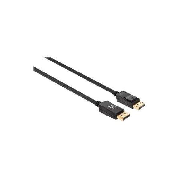 Manhattan DisplayPort 1.4 Cable, 8K@60hz, 2m, Braided Ca | 353618