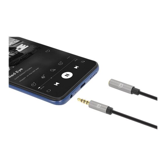 Manhattan Stereo Audio 3.5mm Extension Cable, 5m, Male/F | 356053