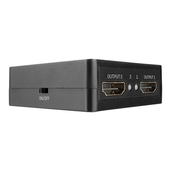 Lindy Compact 2 port HDMI 18G splitter - Video/audio spli | 38358