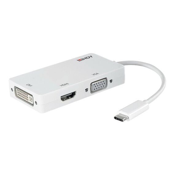 Lindy - External video adapter - VL100 - USB-C 3.1 - DVI, | 43273