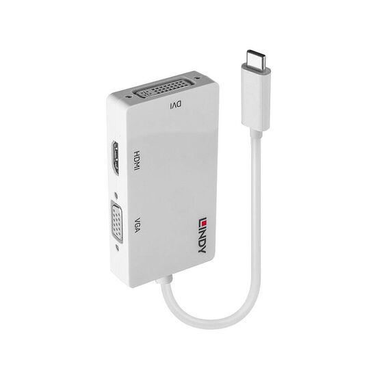 Lindy - External video adapter - VL100 - USB-C 3.1 - DVI, | 43273