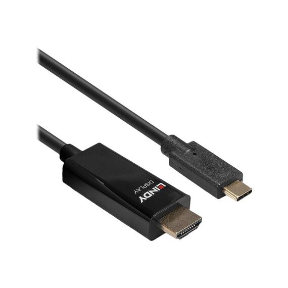 Lindy - Adapter cable - 24 pin USB-C male to HDMI male -  | 43317