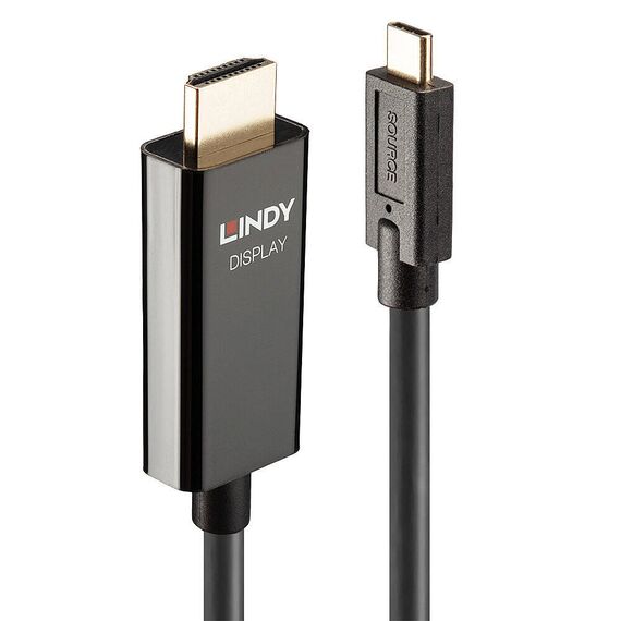 Lindy - Adapter cable - 24 pin USB-C male to HDMI male -  | 43317