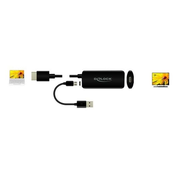Delock - Adapter - HDMI, Micro-USB Type B (power only) to | 63251
